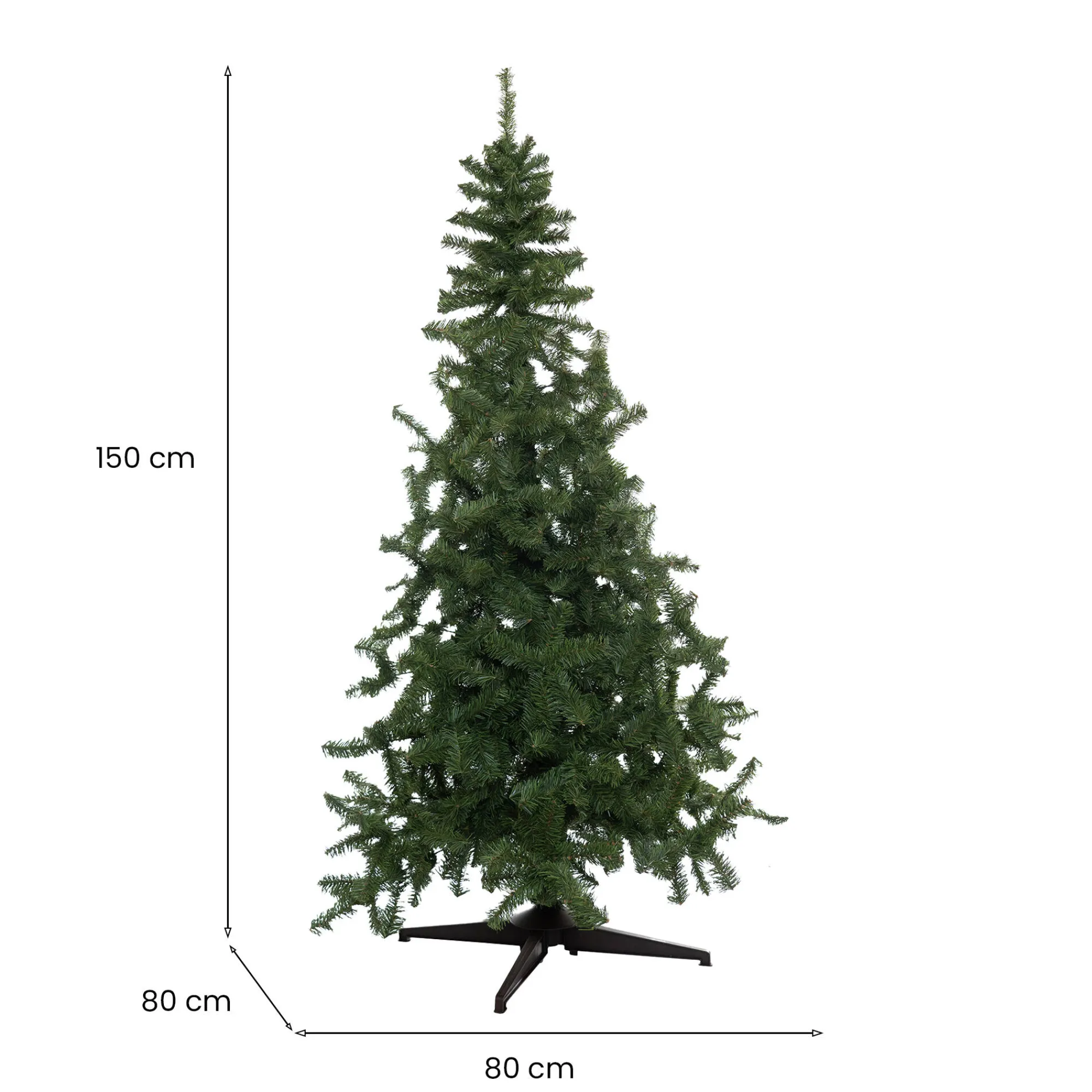 Albero di Natale 150 cm Jingles in PVC , h150 cm<Dmora Cheap