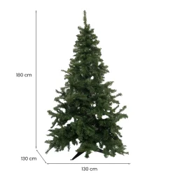 Albero di Natale 180 cm Tinsel in PVC , h180 cm<Dmora Online