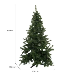Albero di Natale 150 cm Tinsel in PVC , h150 cm<Dmora Clearance