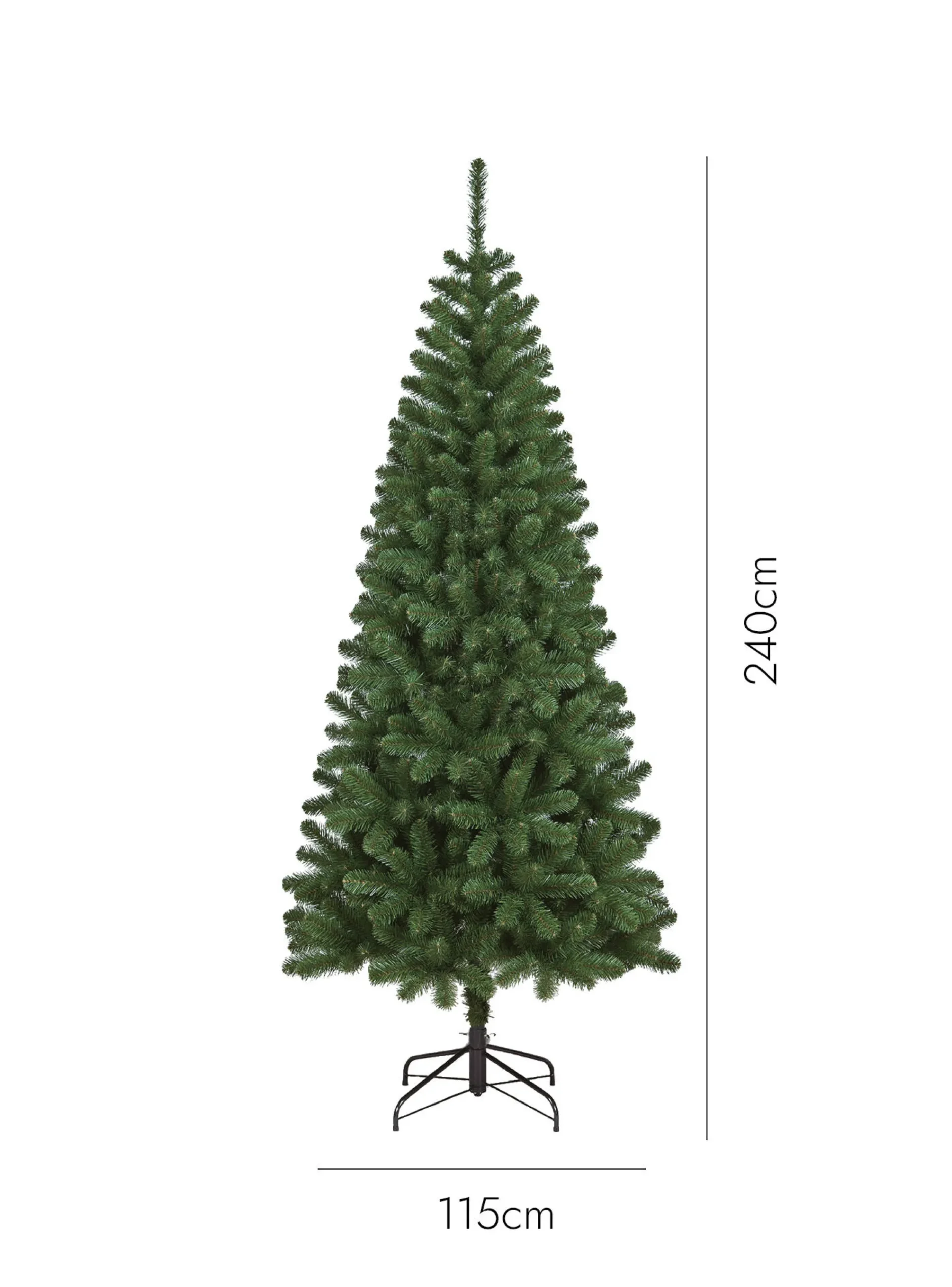 Albero di Natale Comet in PVC , h240 cm<Dmora Fashion