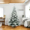 Albero di Natale floccato in PVC, h180 cm<Dmora Discount