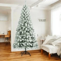 Albero di Natale floccato in PVC, h240 cm<Dmora Discount