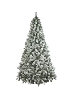 Albero di Natale floccato Hollybell in PVC, h270 cm<Dmora New