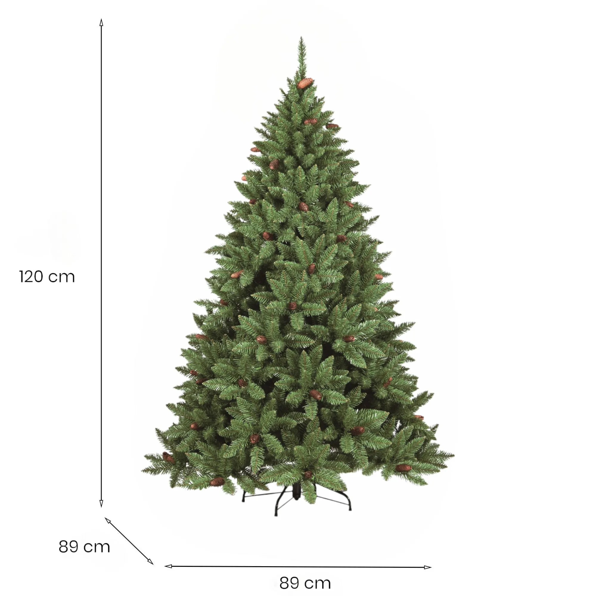 Albero di Natale Lapland in PVC , h120 cm<Dmora Shop