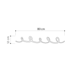 Appendiabiti Aretusa, 80x5h12 cm,<Dmora Sale