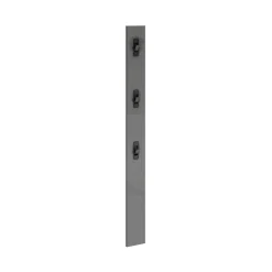 Appendiabiti Ascrea, 15x2h170 cm, Grigio e Antracite<Dmora Outlet