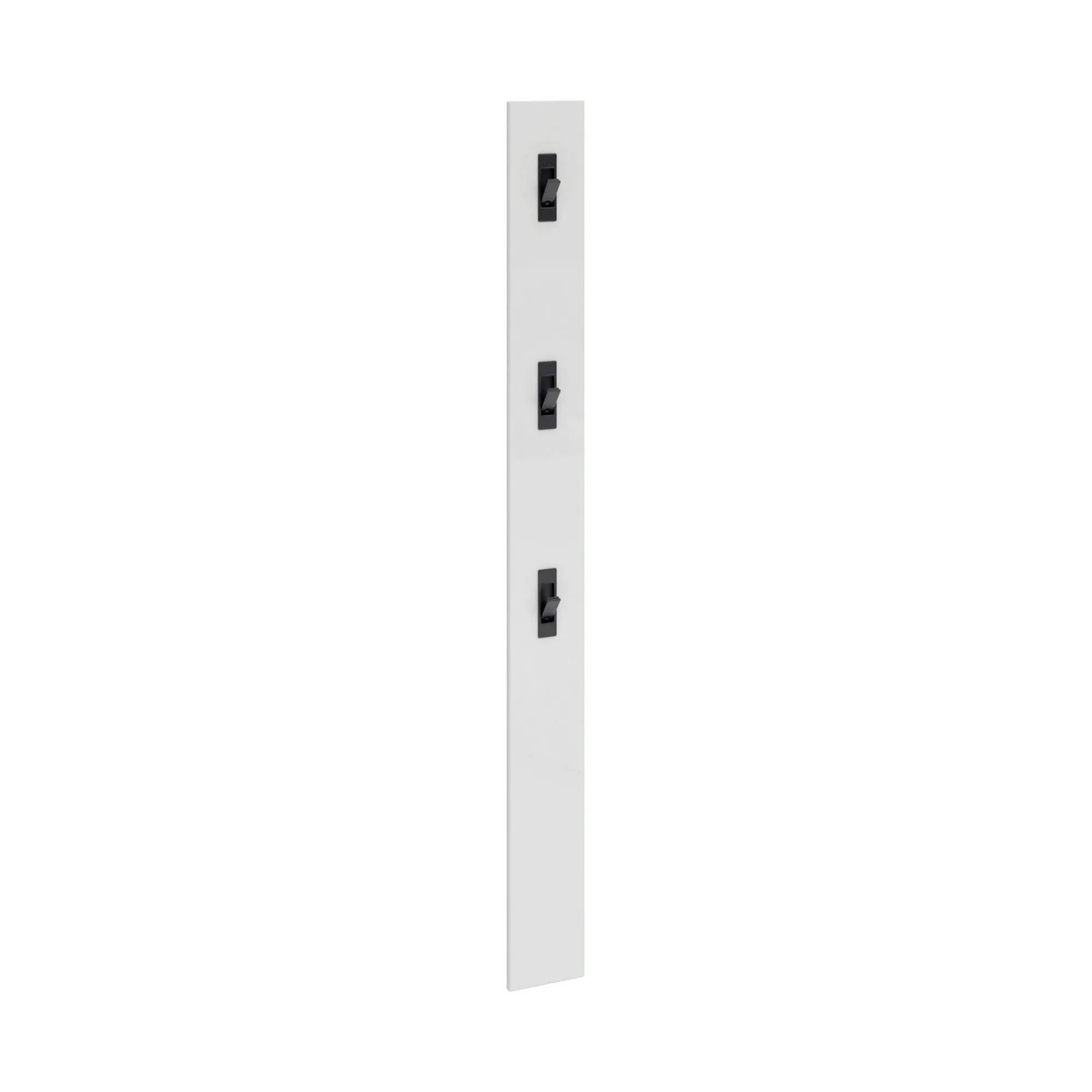 Appendiabiti Dfrezzolin, 15x2h170 cm, Bianco lucido e Antracite<Dmora Best Sale