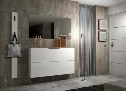 Appendiabiti Dfrezzolin, 15x2h170 cm, Bianco lucido e Antracite<Dmora Best Sale