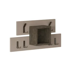Appendiabiti Jimena, 68x15 h32 cm, Marrone e Beige<Dmora Best