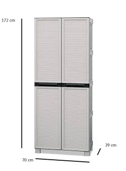 Armadio da esterno Allain, , 70x39h172 cm<Dmora Fashion