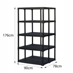 Armadio da esterno Aurelian, , 90x78h176 cm<Dmora Hot