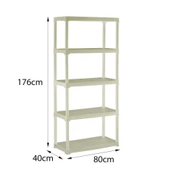 Armadio da esterno Gelsomina, 80x40h176 cm,<Dmora Store