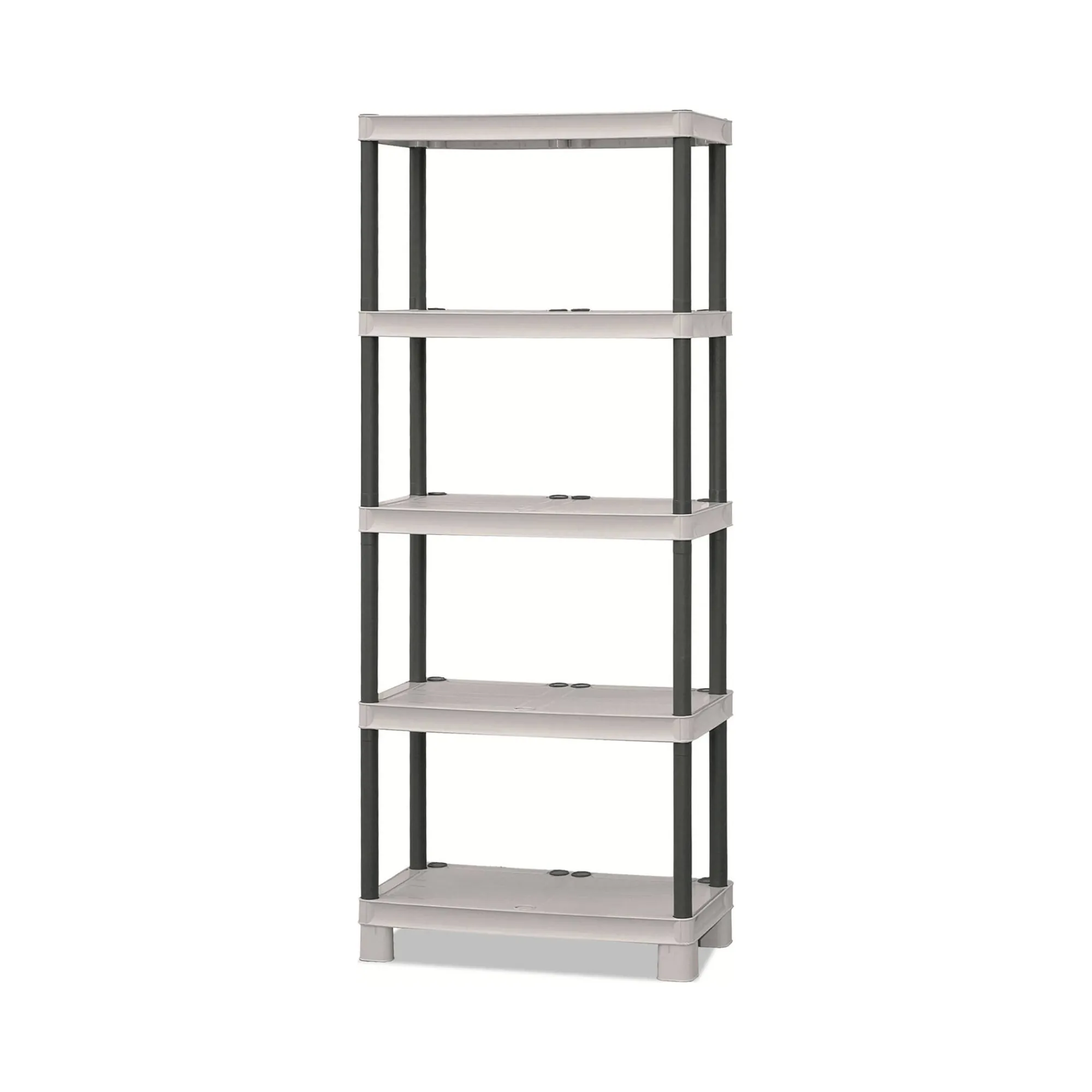 Armadio da esterno Giri, 70x35h172 cm, Grigio chiaro e Nero<Dmora Best Sale