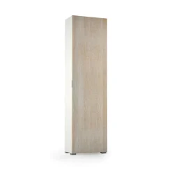 Armadio multiuso 1 anta Abuela, 50x30h182 cm, Rovere<Dmora Store