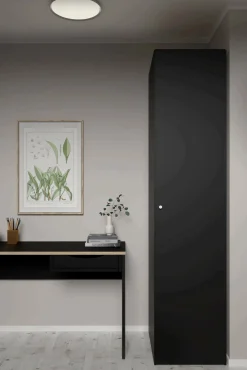 Armadio multiuso 1 anta Ddenipot, 60x50 h219 cm,<Dmora Online