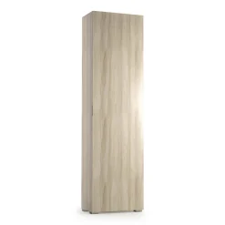 Armadio multiuso 1 anta Ddarbo, 50x30h182 cm, Olmo<Dmora Shop