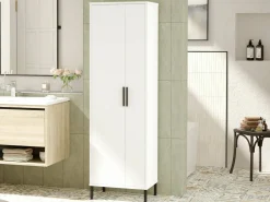 Armadio multiuso 1 anta Niala, 50x36 h165 cm,<Dmora Clearance