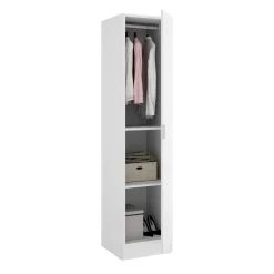 Armadio multiuso 1 anta Nxy, 41x52h184 cm,<Dmora Discount