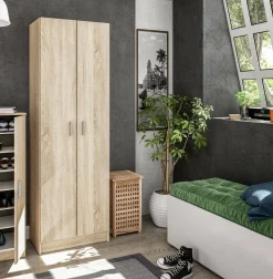 Armadio multiuso 2 ante Altiplano, 59x37h180 cm,<Dmora Discount