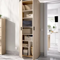 Armadio multiuso 2 ante Apro, 61x35h190 cm,<Dmora Discount