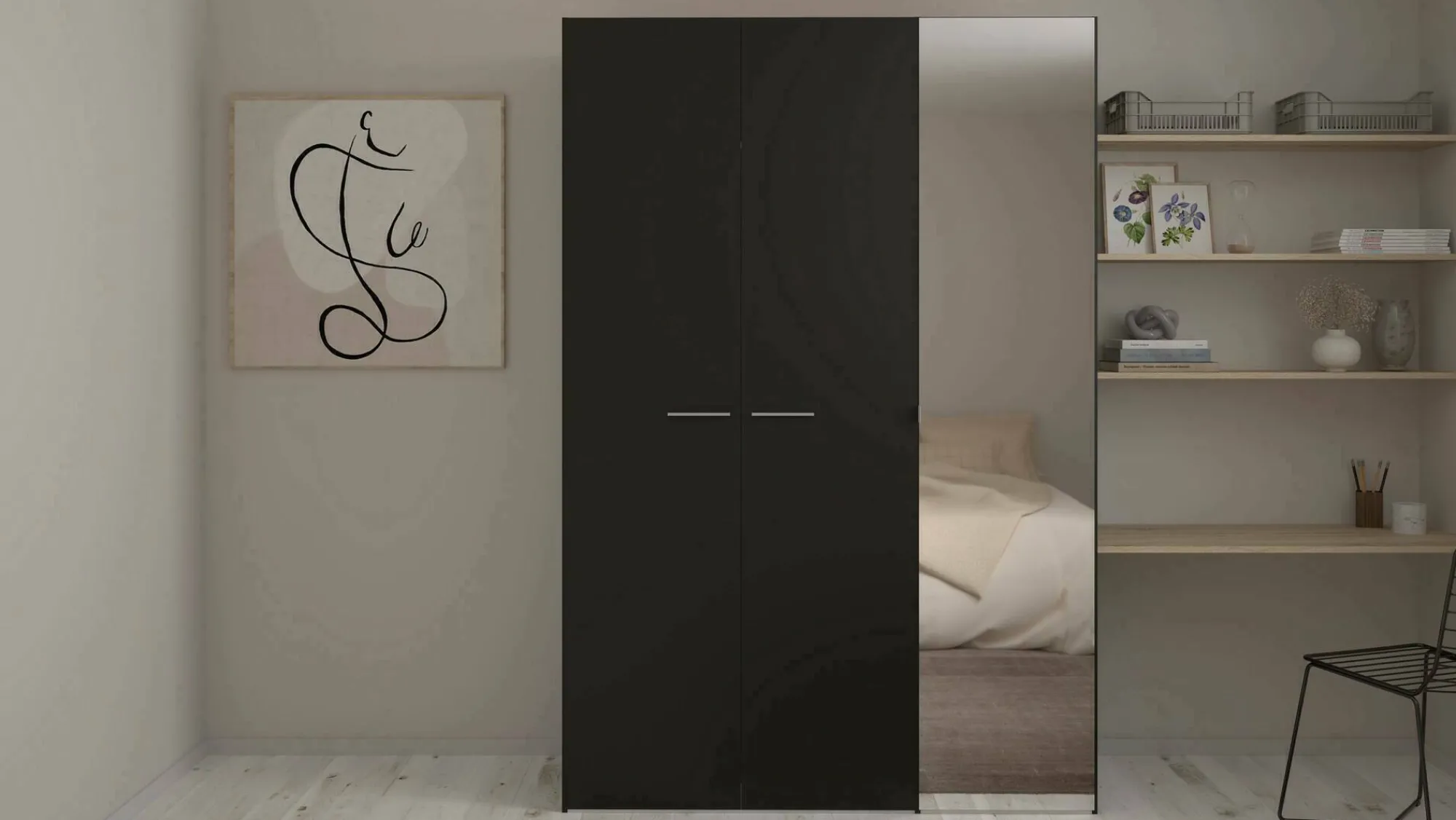 Armadio multiuso 2 ante Arce, 60x150 h219 cm,<Dmora Sale