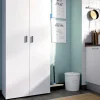 Armadio multiuso 2 ante Arna, 78x35h190 cm,<Dmora Cheap