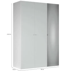 Armadio multiuso 2 ante Arce, 60x150 h219 cm,<Dmora Outlet