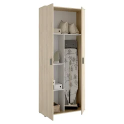 Armadio multiuso 2 ante Arna, 78x35h190 cm,<Dmora Hot