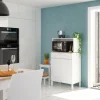Armadio multiuso 2 ante Asaro, 72x40h126 cm, Bianco e Rovere<Dmora Hot