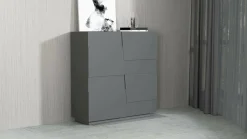 Armadio multiuso 2 ante Aulla, 120x44h126 cm,<Dmora Clearance