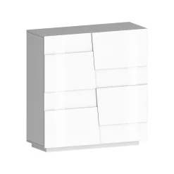 Armadio multiuso 2 ante Aulla, 120x44h126 cm,<Dmora Outlet