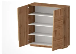 Armadio multiuso 2 ante Aulla, 120x44h126 cm,<Dmora Cheap