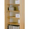Armadio multiuso 2 ante Berlin, Mobile multifunzionale, Mobiletto scarpiera, Guardaroba porta scarpe, 70x34 h189 cm,<Dmora Store
