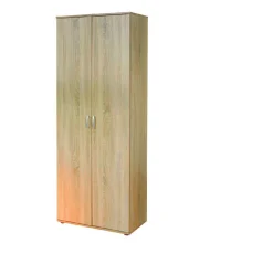 Armadio multiuso 2 ante Berlin, Mobile multifunzionale, Mobiletto scarpiera, Guardaroba porta scarpe, 70x34 h189 cm,<Dmora Best Sale