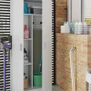 Armadio multiuso 2 ante Dabaldi, cm73x37h180 cm,<Dmora New