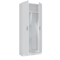 Armadio multiuso 2 ante Dabaldi, cm73x37h180 cm,<Dmora New