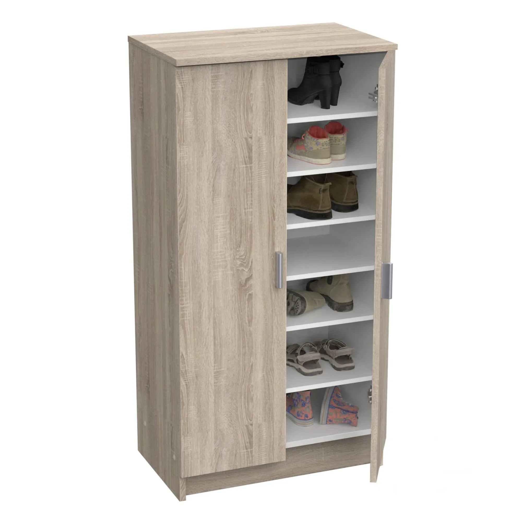 Armadio multiuso 2 ante Dfische, 55x35 h108 cm,<Dmora Best Sale