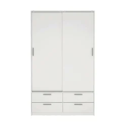 Armadio multiuso 2 ante Frediana, 121x60 h200 cm,<Dmora Cheap