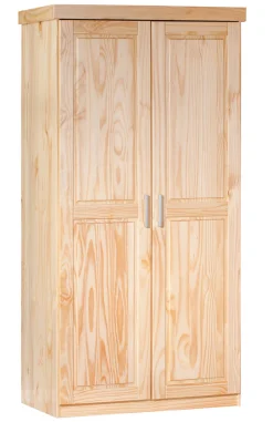 Armadio multiuso 2 ante Hamburg, Mobile multifunzionale, Mobiletto scarpiera, Guardaroba porta scarpe, 95x55 h190 cm,<Dmora Online