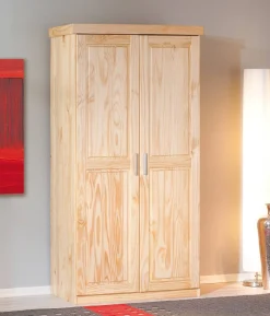 Armadio multiuso 2 ante Hamburg, Mobile multifunzionale, Mobiletto scarpiera, Guardaroba porta scarpe, 95x55 h190 cm,<Dmora Fashion