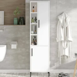 Armadio multiuso 2 ante Jongdari, 45x36 h174 cm,<Dmora New