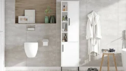 Armadio multiuso 2 ante Jongdari, 45x36 h174 cm,<Dmora New