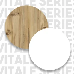 Armadio multiuso 2 ante Ramil, 45x36 h174 cm, Noce e Bianco<Dmora Store