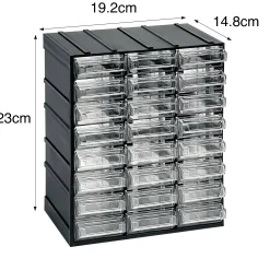 Armadio multiuso Atanasia, , 24 cassetti<Dmora Outlet