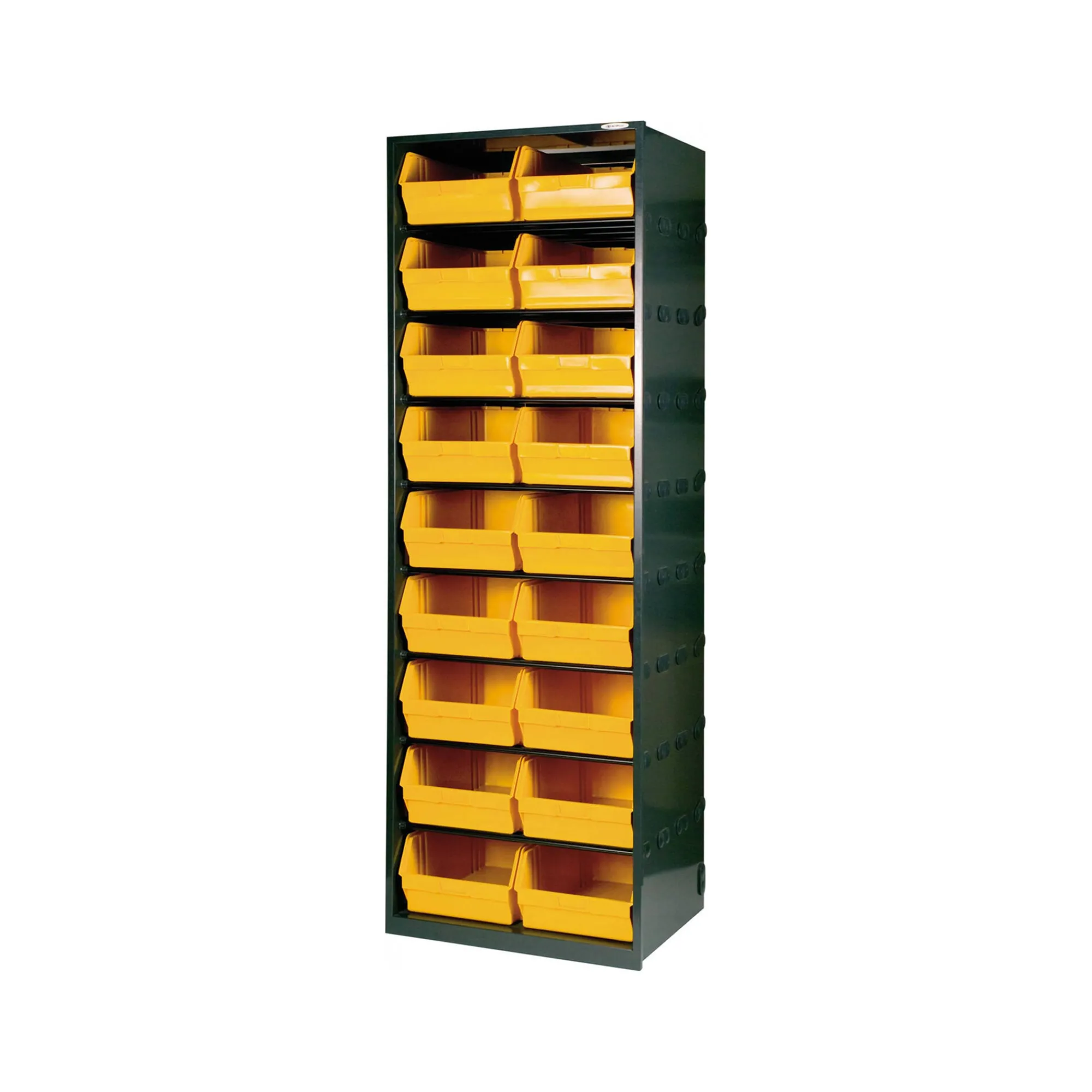 Armadio multiuso Dandreoll, Nero e Giallo, 66x49h190 cm<Dmora Store