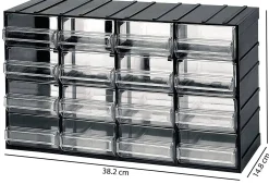 Armadio multiuso Darrigon, , 16 cassetti<Dmora Store
