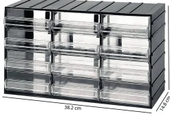 Armadio multiuso Darrigon, , 12 cassetti<Dmora Store