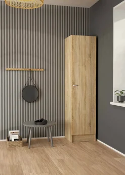 Armadio multiuso grande Airone, 49x47 h200 cm,<Dmora Online