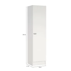 Armadio multiuso grande Airone, 49x47 h200 cm,<Dmora Cheap