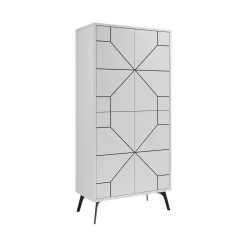 Armadio multiuso grande Bussola, 63x36 h136 cm,<Dmora Best Sale